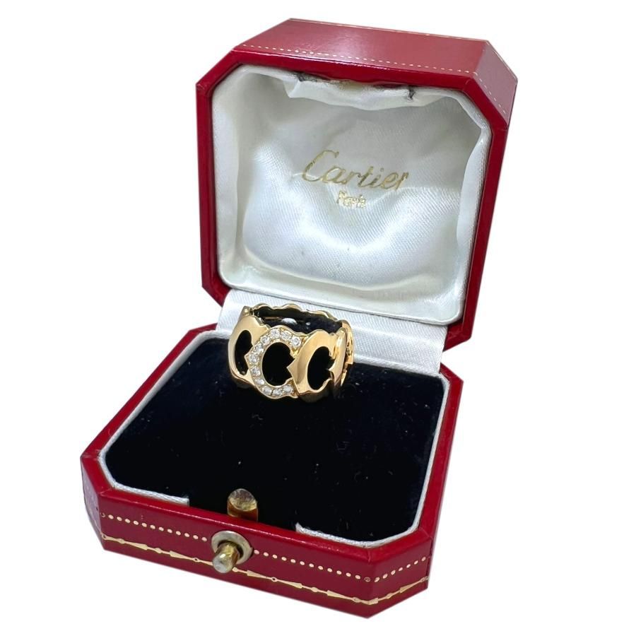 CARTIER カルティエ リング C ドゥ カルティエ ダイヤモンド 750 K18