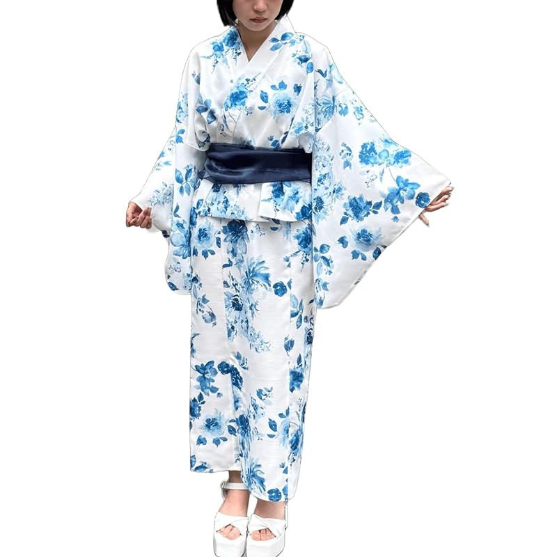 [ウィゴー] 2WAY 浴衣 ワンピース 羽織り キャミ ワンピ かわいい 帯 夏 花火 祭り 和装 華やか 簡単 着付け レディース 水着 F 柄４ 9,288円