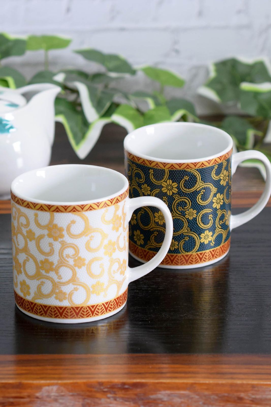和座の蔵 おしゃれ コーヒーマグ 九谷焼 マグカップ ペア セット 青白粒 陶器 高級 ブランド 食器 日本製 結婚祝い 還暦祝い 古希祝い 喜寿祝い 母の日 父の日 敬老の日 プレゼント ギフト送料無料 8425d368
