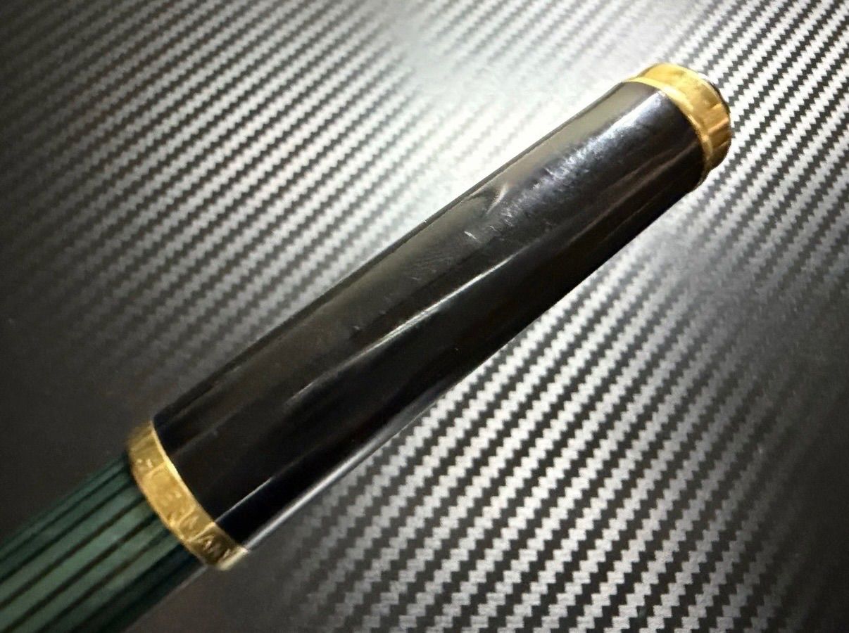 希少 ペリカン pelikan 旧型 R400 緑縞 ローラーボール - メルカリ