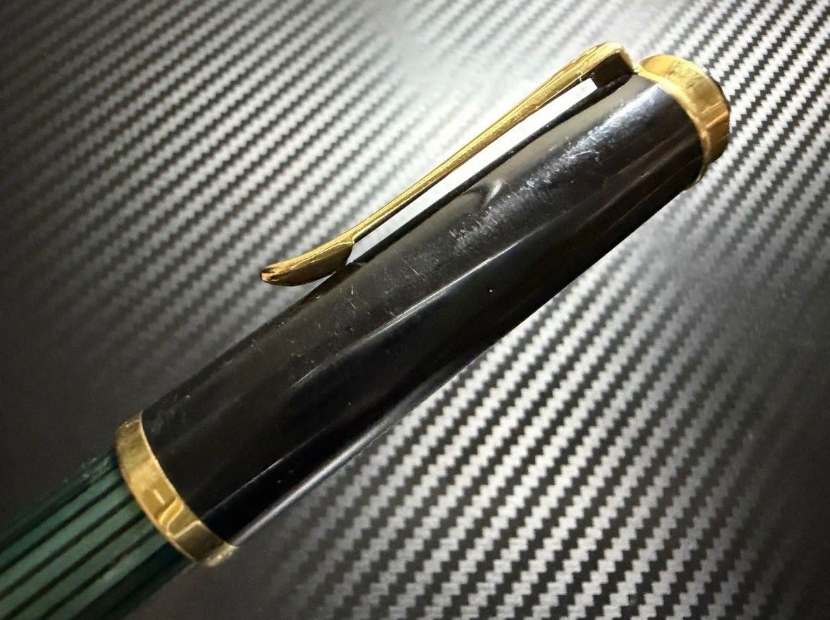 希少 ペリカン pelikan 旧型 R400 緑縞 ローラーボール - メルカリ