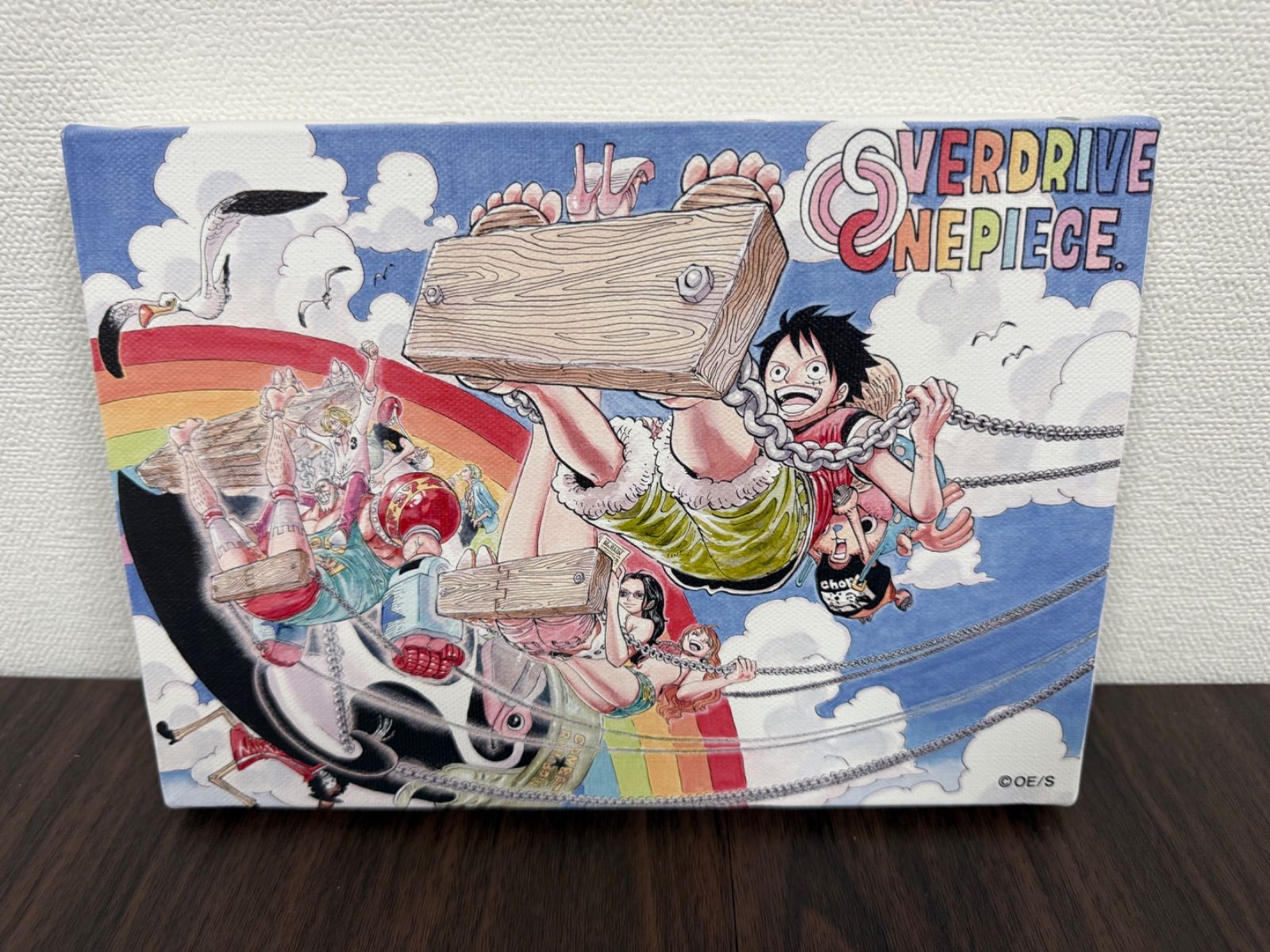 美品】ONE PIECE 20周年記念 アートボード フルカラーアートボード 虹