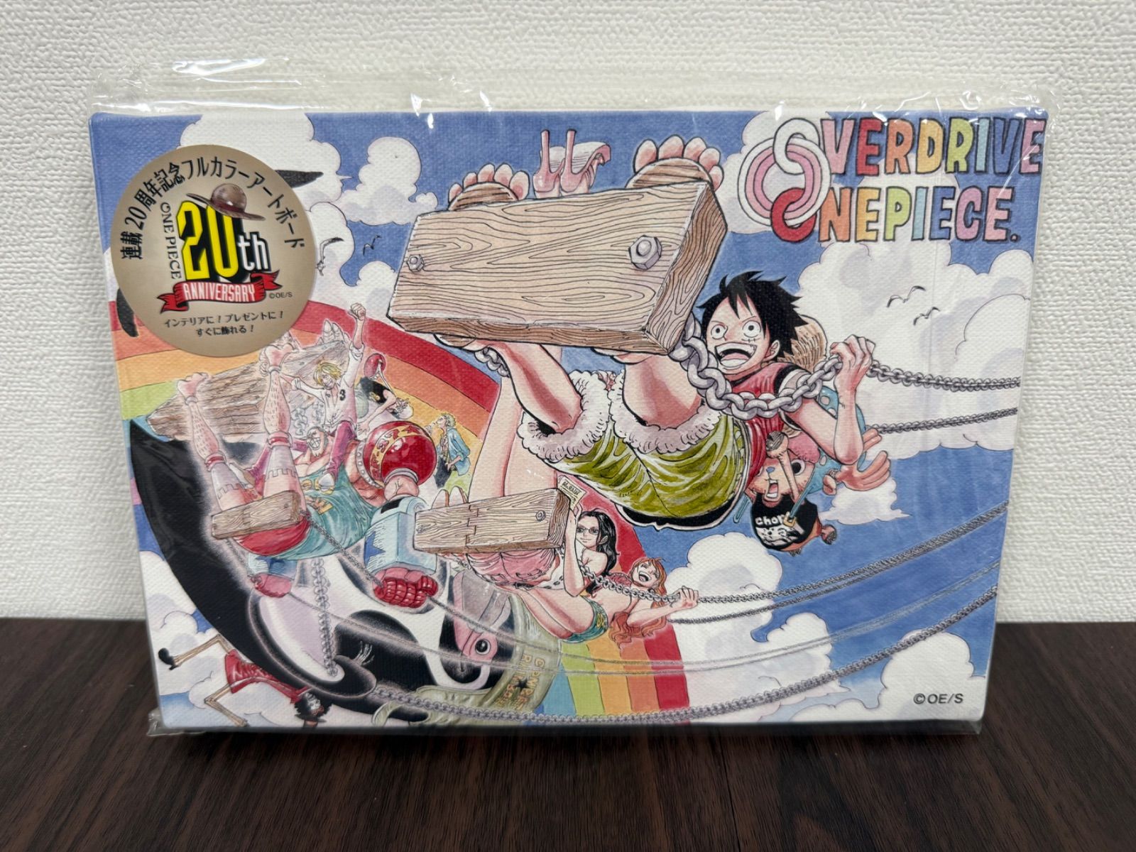 美品】ONE PIECE 20周年記念 アートボード フルカラーアートボード 虹