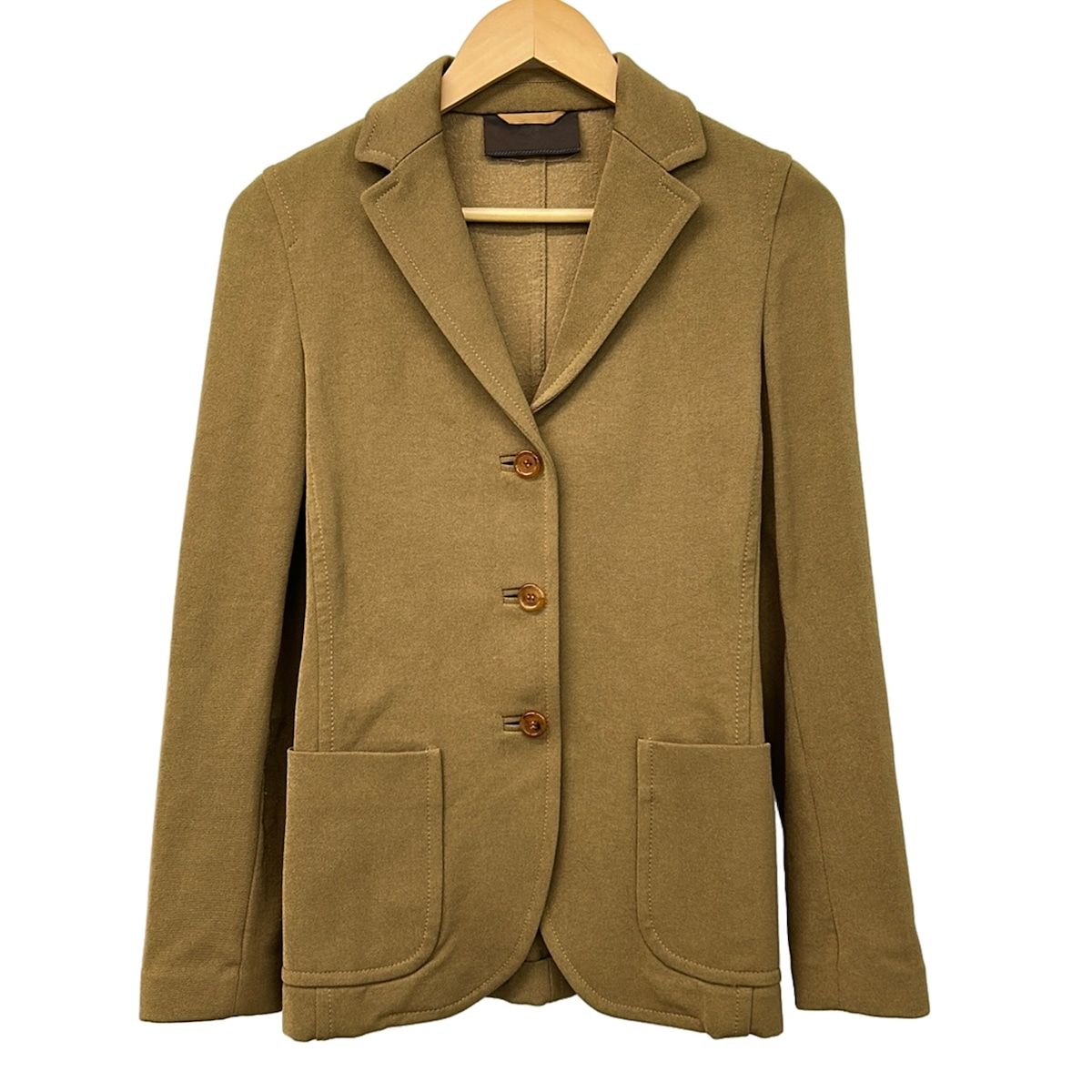PRADA(プラダ) ジャケット サイズ42 M レディース美品 - ベージュ 長袖/オールシーズン
