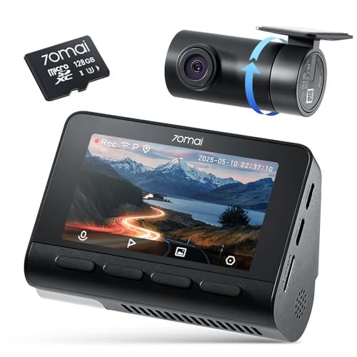 R◆【800万画素超強暗視+128GB MircoSDカード付属】 70mai Dash Cam 4K A800SE ドライブレコーダー HDR搭載 F1.55 超広角 超強暗視 3インチ液晶画面 GPS ADAS安全運転支援 常時録画 衝撃 9b75454e