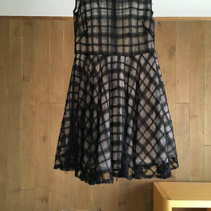 美品 RED VALENTINO レッドヴァレンティノ チュール ミニ ワンピース