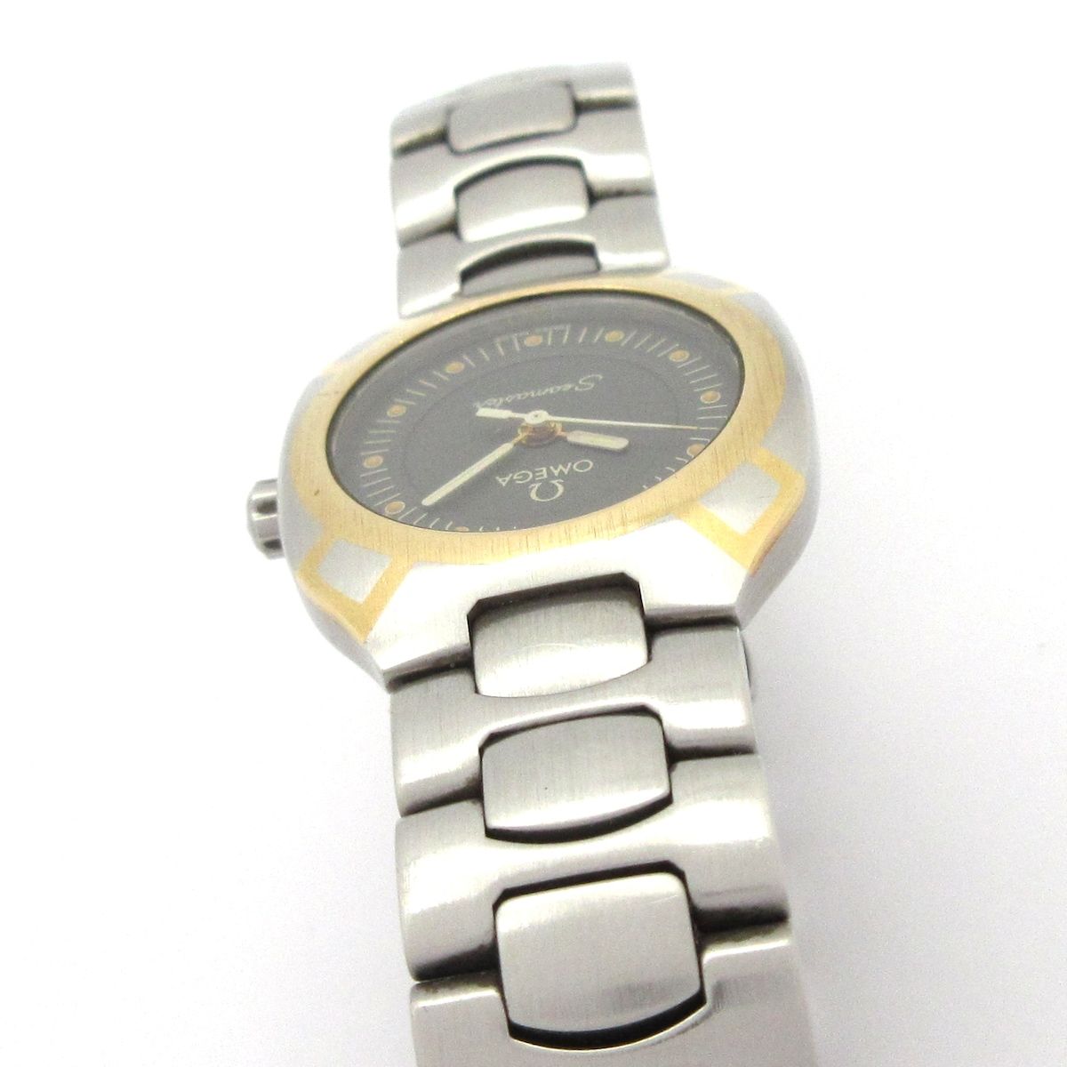 稼働 OMEGA 腕時計 シーマスター ポラリス デイト レディース 2809 OMEGA(オメガ) 腕時計 シーマスター ポラリス レディース ダークグレー