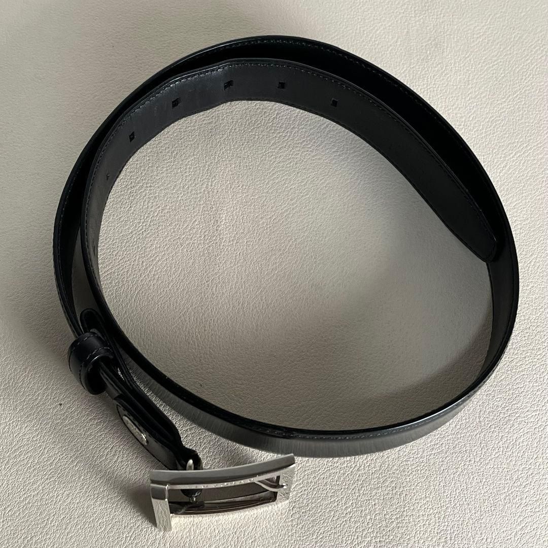 ブルガリ BVLGARI ベルト スクエアバックル レザー ブラック - メルカリ