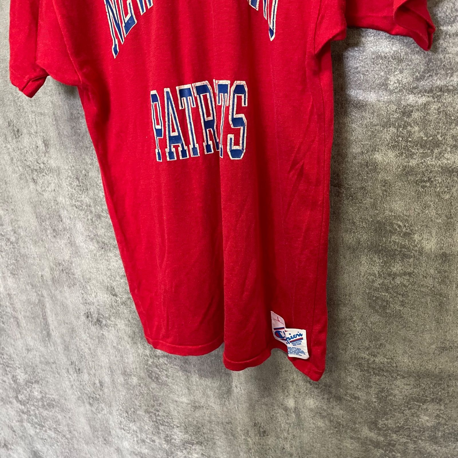 Y-955】Champion チャンピオン L USA製 NEW ENGLAND PATRIOTS 