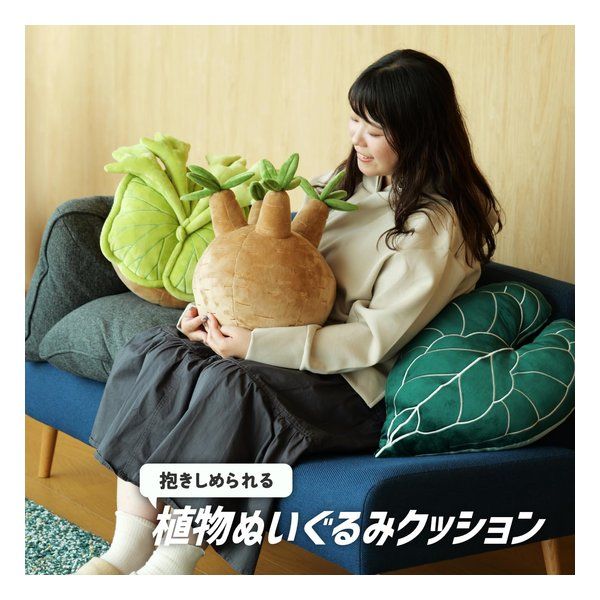 BIBIPLANTS ビビプランツ 植物ぬいぐるみクッション パキポディウム LPG-NP102 (2683748) BIBIPLANTS ビビプランツ 植物ぬいぐるみクッション パキポディウム LPG-NP102 (2683748)