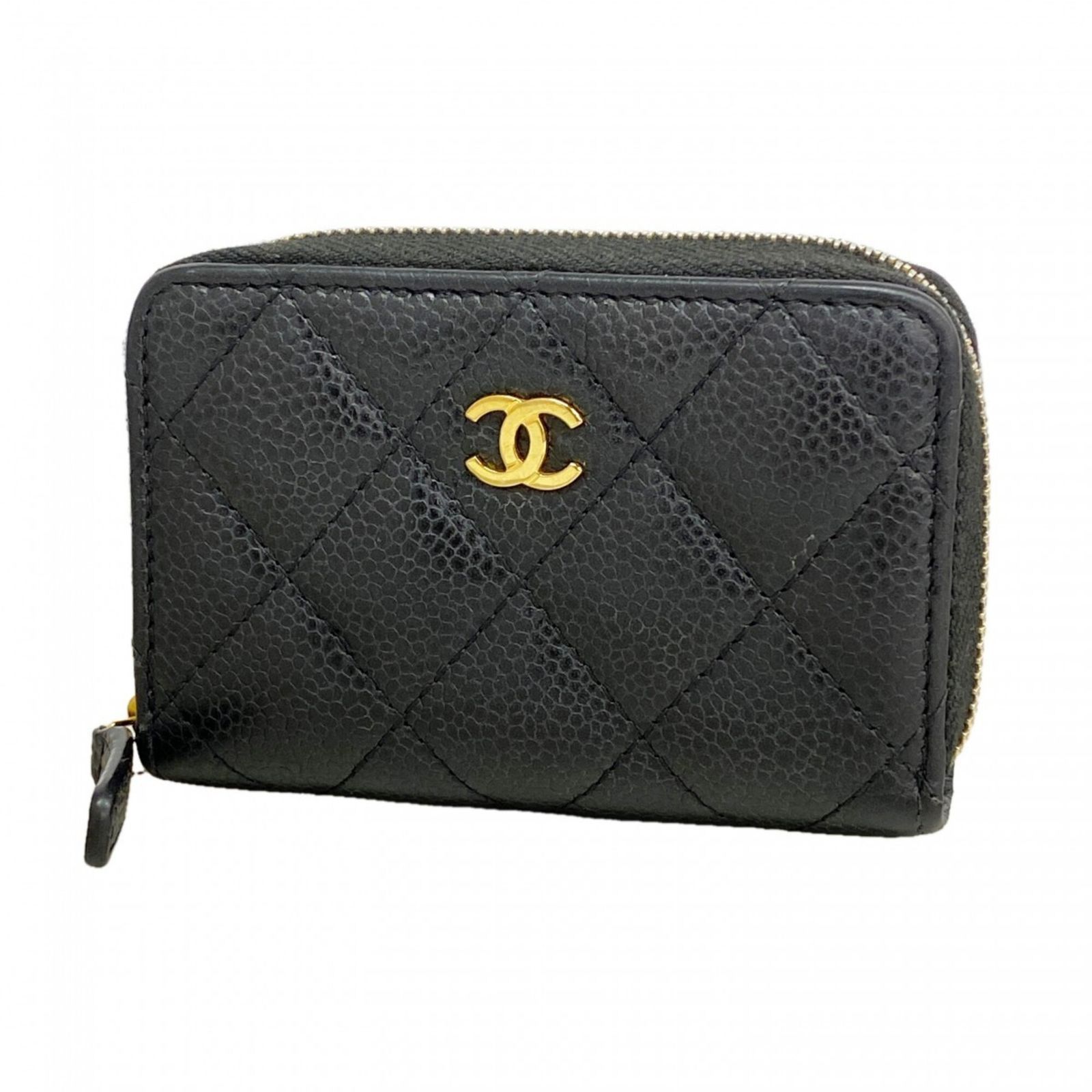 シャネル(Chanel) シャネル 財布・コインケース マトラッセ キャビアスキン ブラック レディース 61,028円