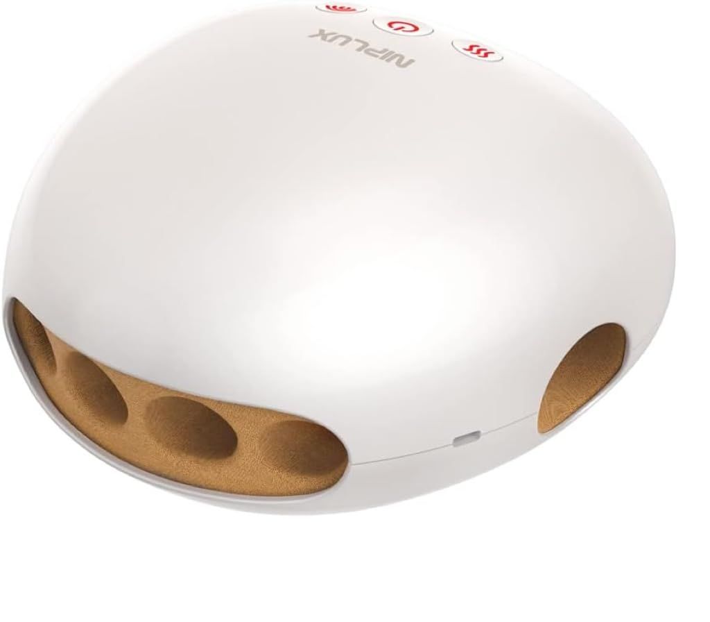 NIPLUX HAND MOMI ハンドモミ ハンドケア リラクゼーション器 手のひら 指 温熱 加圧 温める ツボ押し 手の休憩 リラックス 父の日 母の日ギフト 日本企業開発 コードレス 男女兼用 クリスマス 新年 プレゼント 誕生日 父 3de94ba2