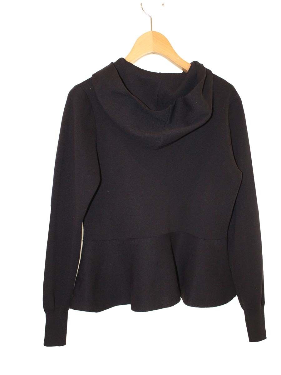 エムズグレイシー Hooded Cardigan 918143 パーカー 38 ブラック