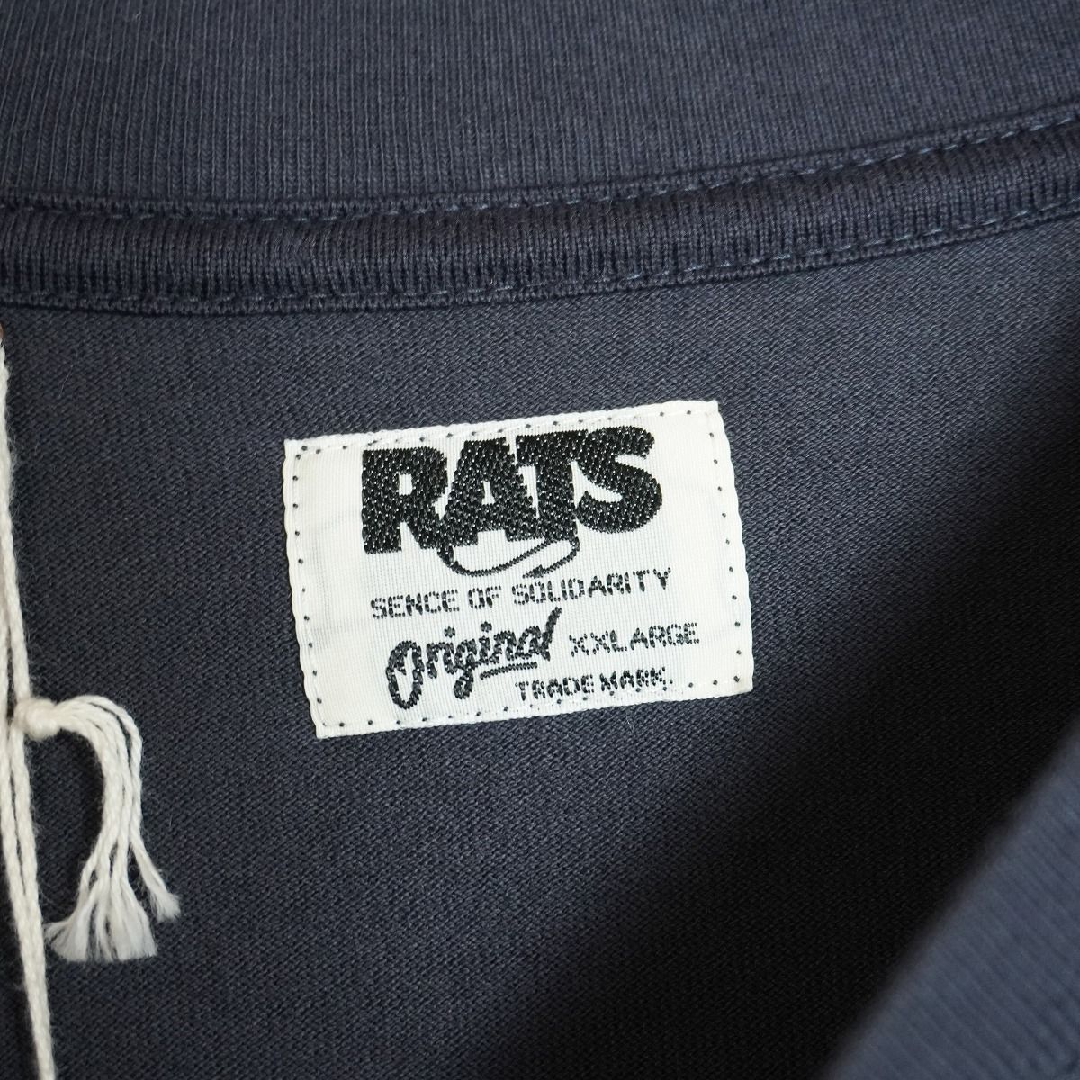 美品25SS RATS ラッツ BOX LOGO TEE ボックスロゴ プリント Tシャツ