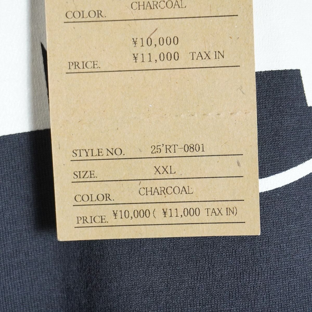 美品25SS RATS ラッツ BOX LOGO TEE ボックスロゴ プリント Tシャツ