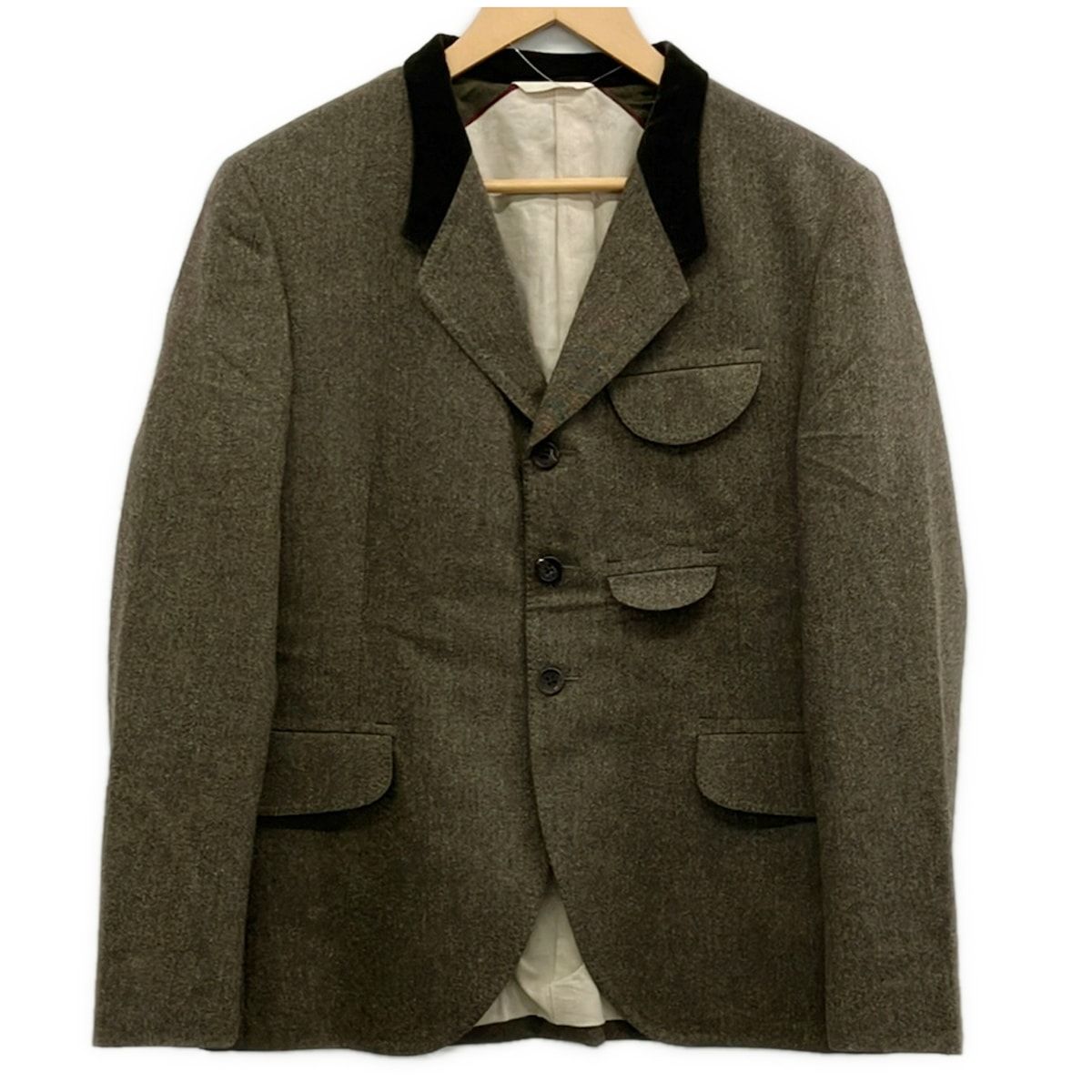Paul Smith Collection(ポール スミス コレクション) ジャケット サイズLX メンズ美品 - グレーベージュ×ダークブラウン 長袖/冬