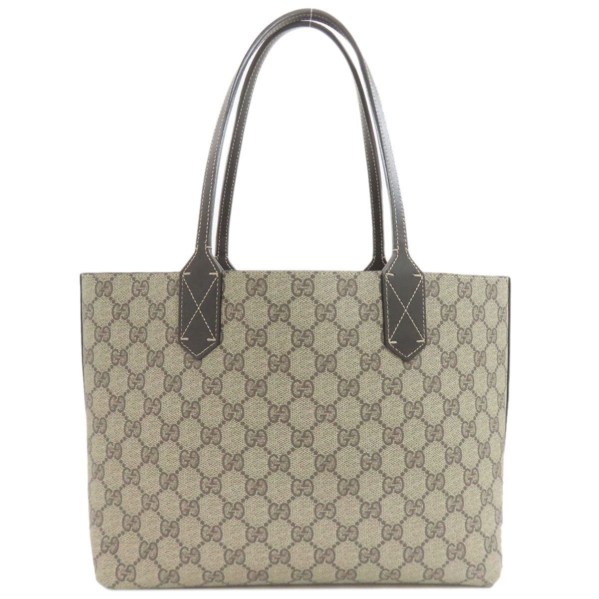 GUCCI グッチ 372613 GGスプリーム リバーシブル トートバッグ PVC
