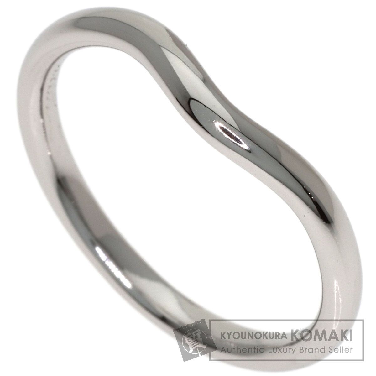 TIFFANY&Co. ティファニー カーブド バンド リング・指輪 PT950