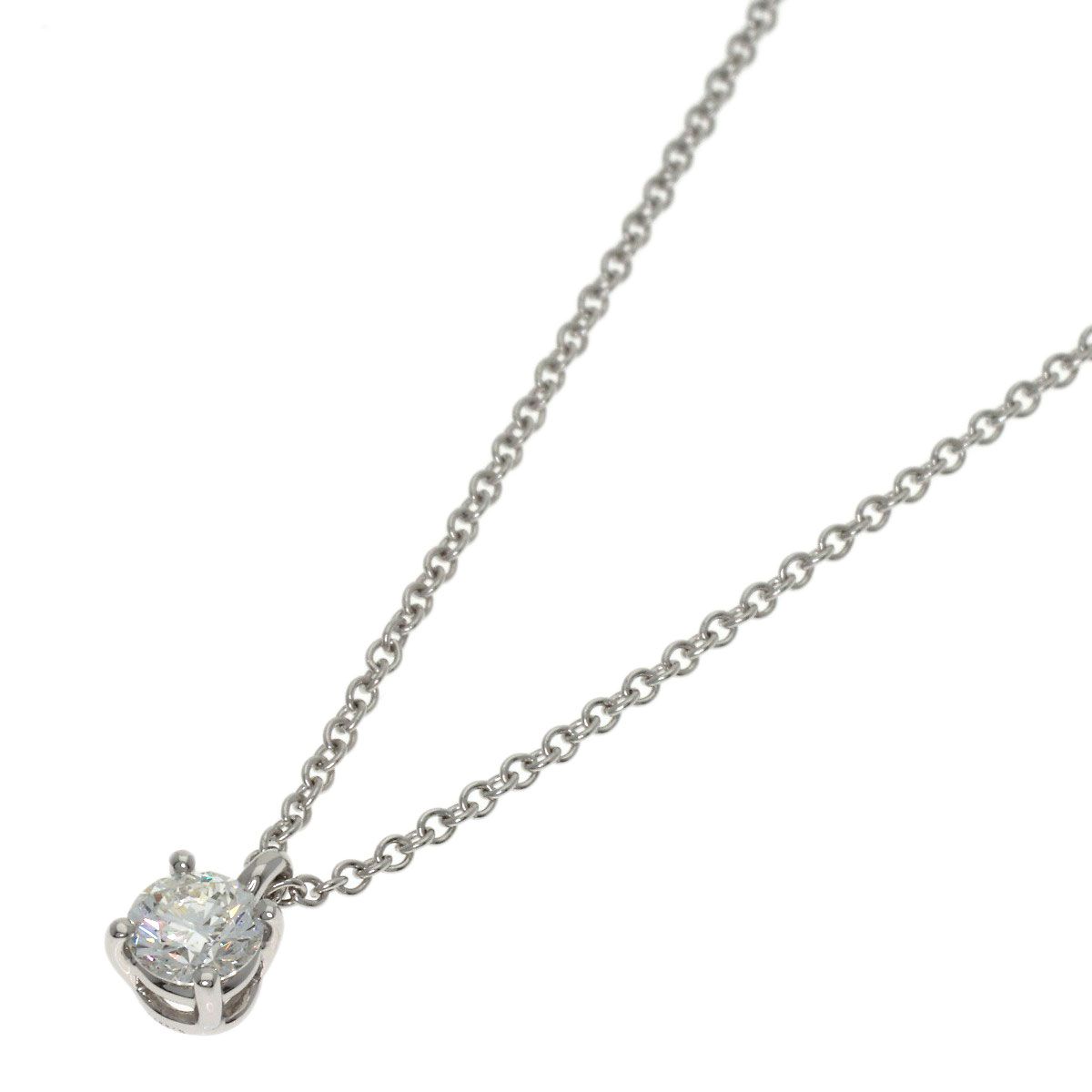 TIFFANY&Co. ティファニー ソリティア ダイヤモンド ネックレス PT950