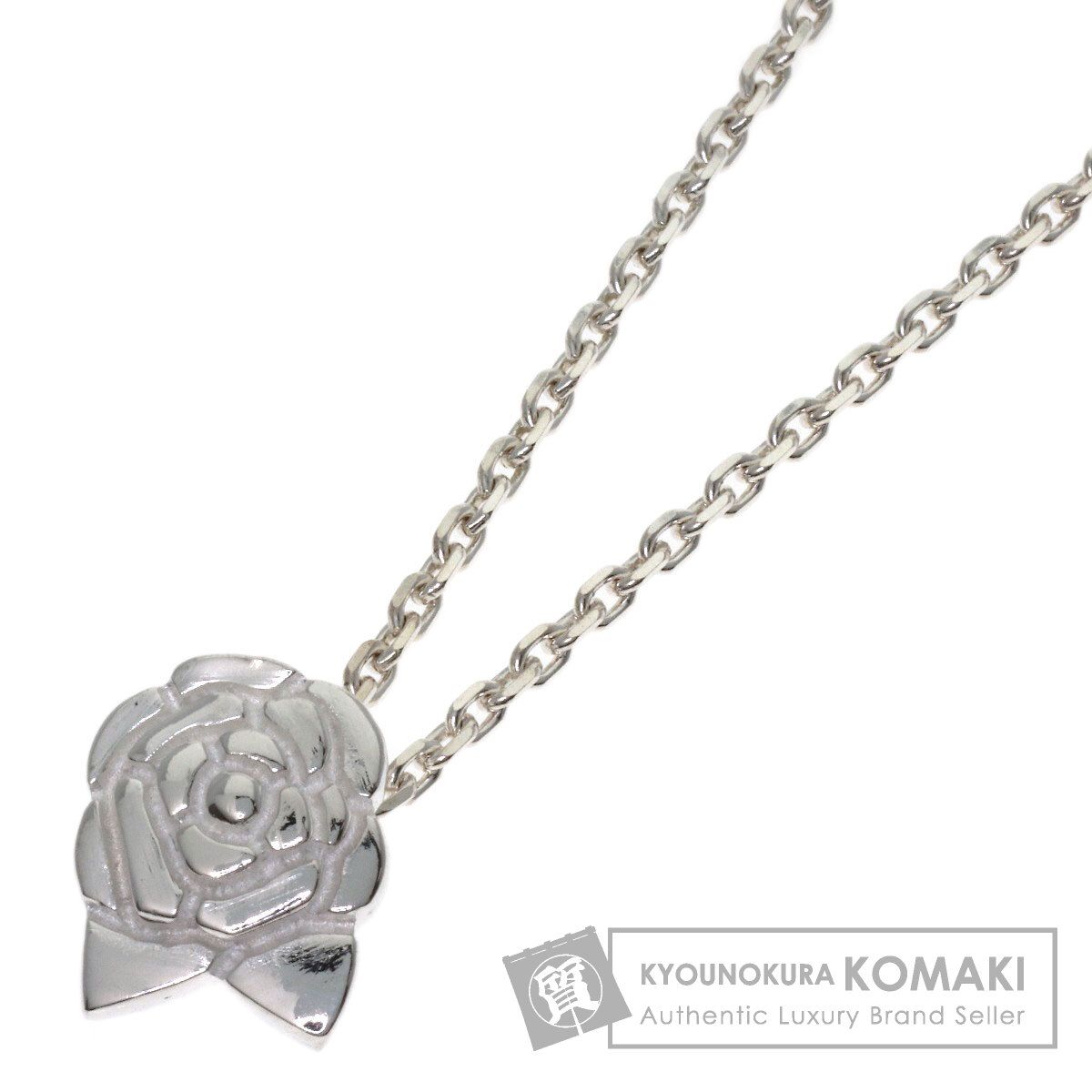 CHANEL シャネル カメリア ネックレス SV レディース [中古]