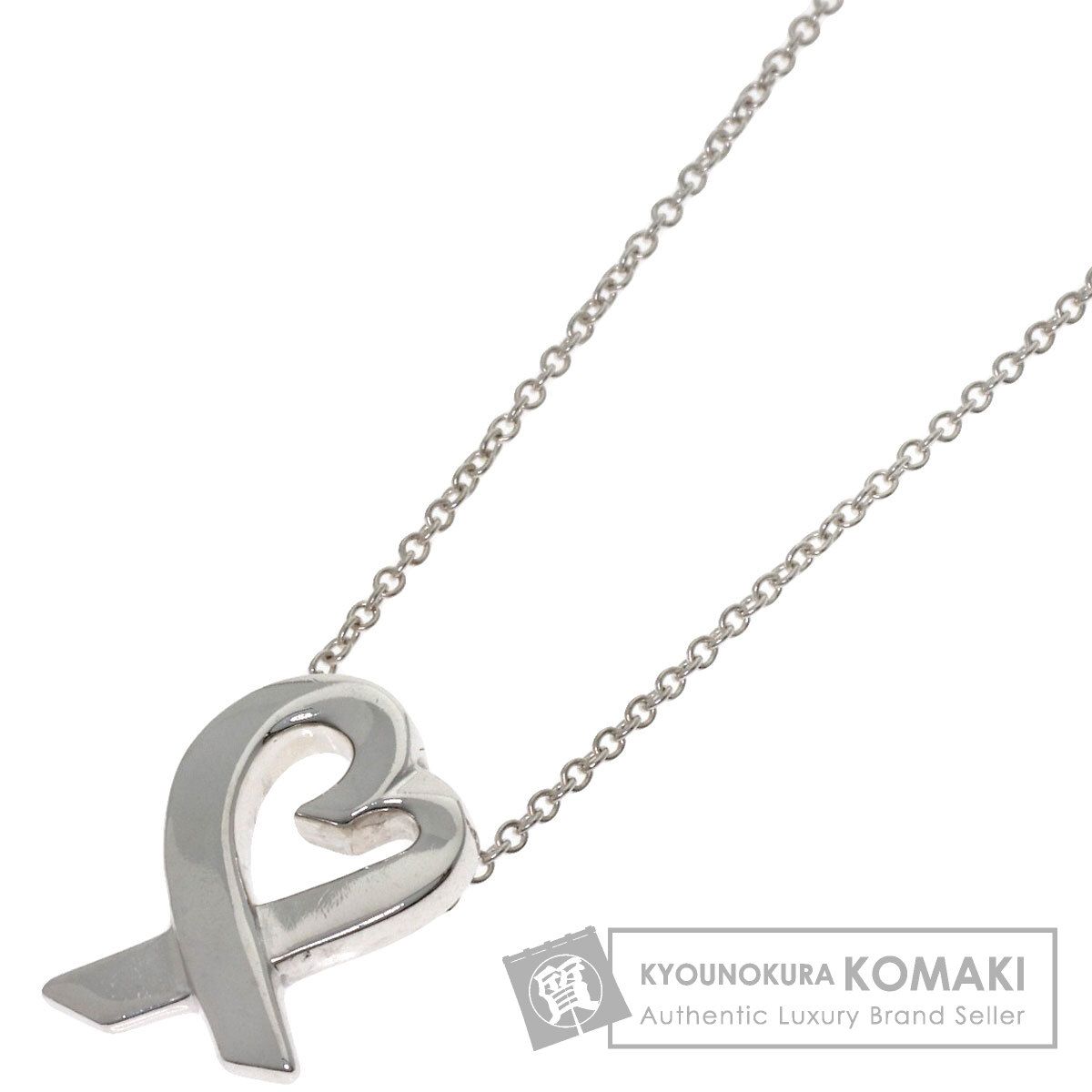 TIFFANY&Co. ティファニー ラビングハート ネックレス SV レディース [中古]