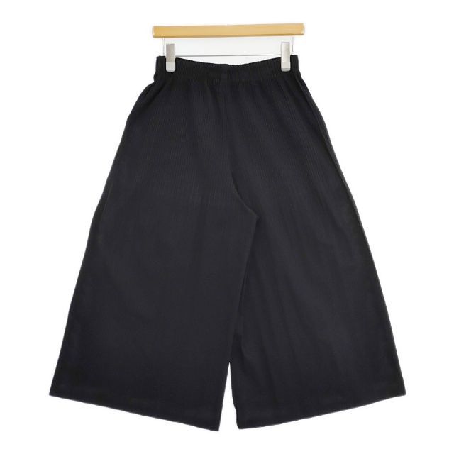 me ISSEY MIYAKE プリーツ ワイドパンツ M102KF610 パンツ ブラック