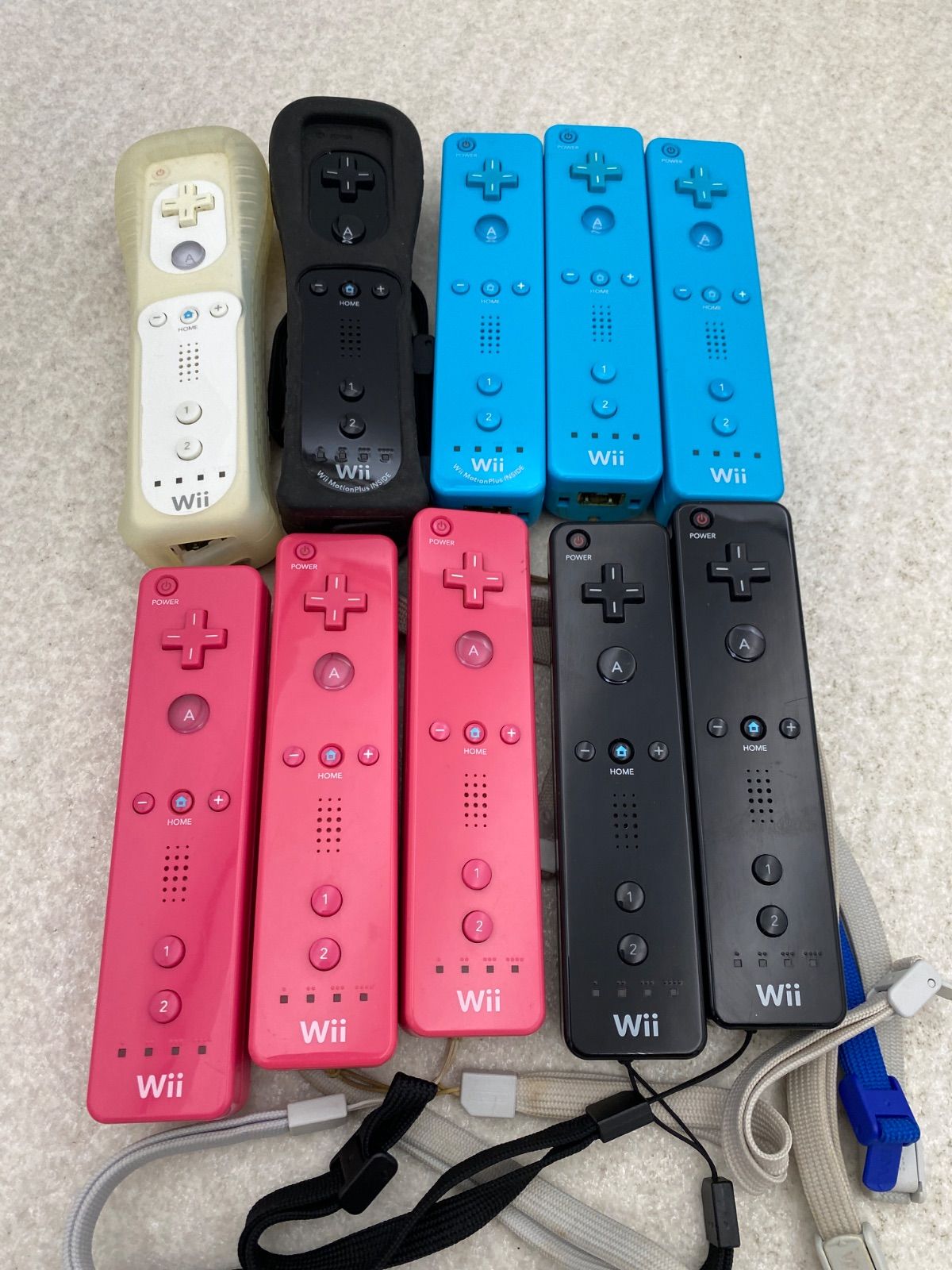 任天堂 Wiiリモコンプラス 65個まとめ 動作未確認 z34-65⁄80⁄0Wii