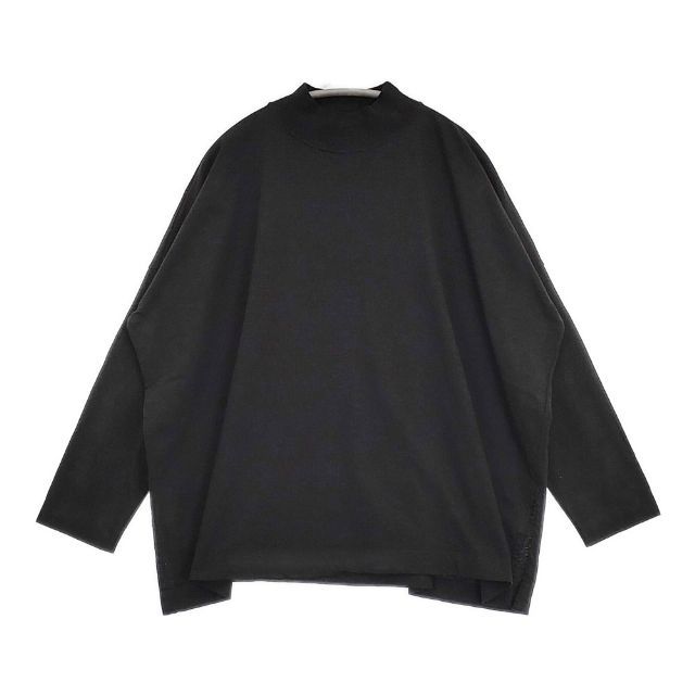 45R/45rpm ヨックネックビッグスリットTシャツ 長袖Ｔシャツ カットソー ロンＴ ブラック レディース フォーティーファイブアールピーエム【中古】6-0617M∞