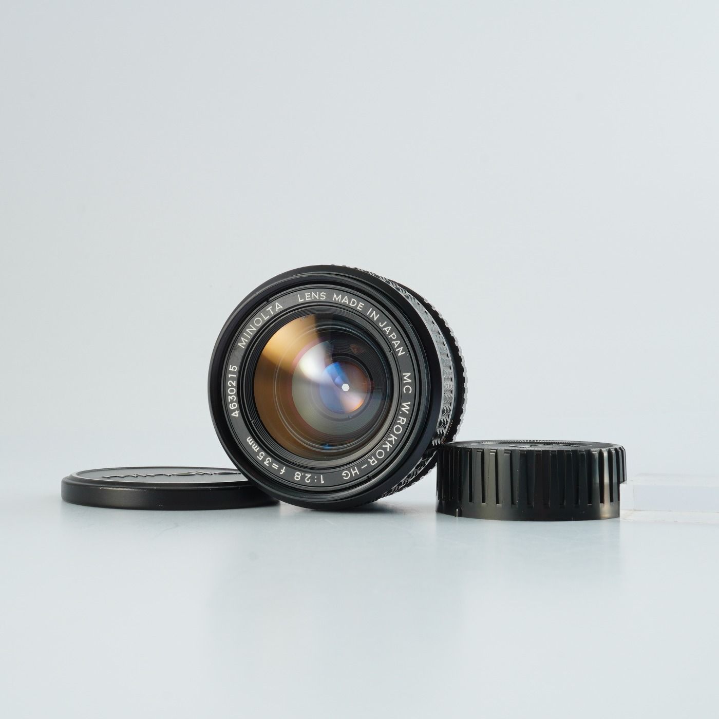 MINOLTA ミノルタ MC W.ROKKOR-HG 35mm F/2.8 単焦点レンズ - メルカリ