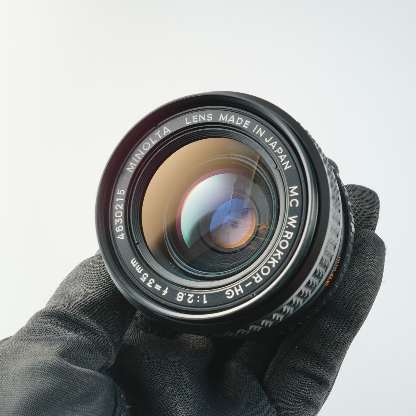 MINOLTA ミノルタ MC W.ROKKOR-HG 35mm F/2.8 単焦点レンズ - メルカリ