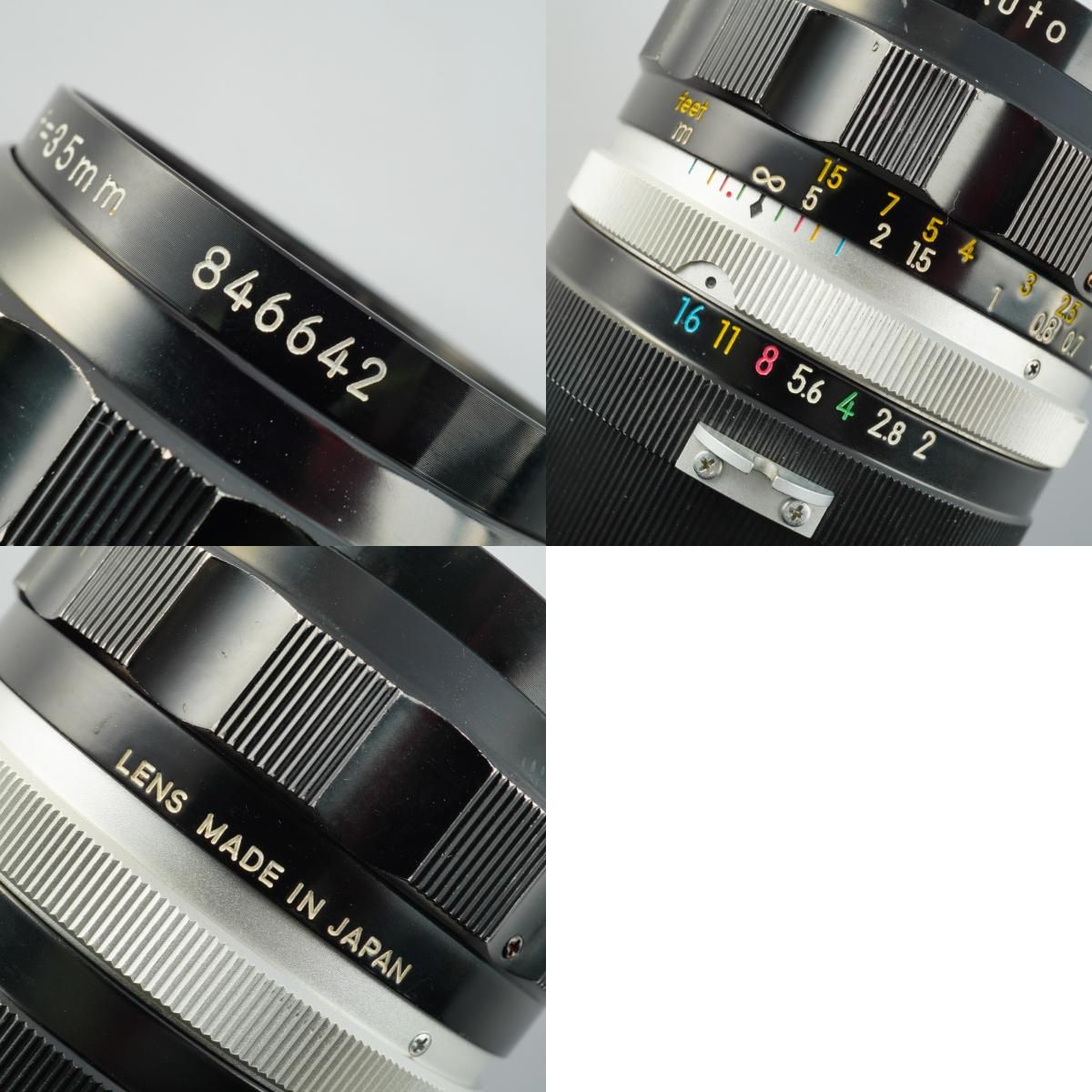 レンズ(単焦点) AUTO NIKKOR-0 C 35mm f2 Nikon ニコン 非Ai NIKKOR-O.C Auto 35mm F/2 単焦点レンズ - メルカリ