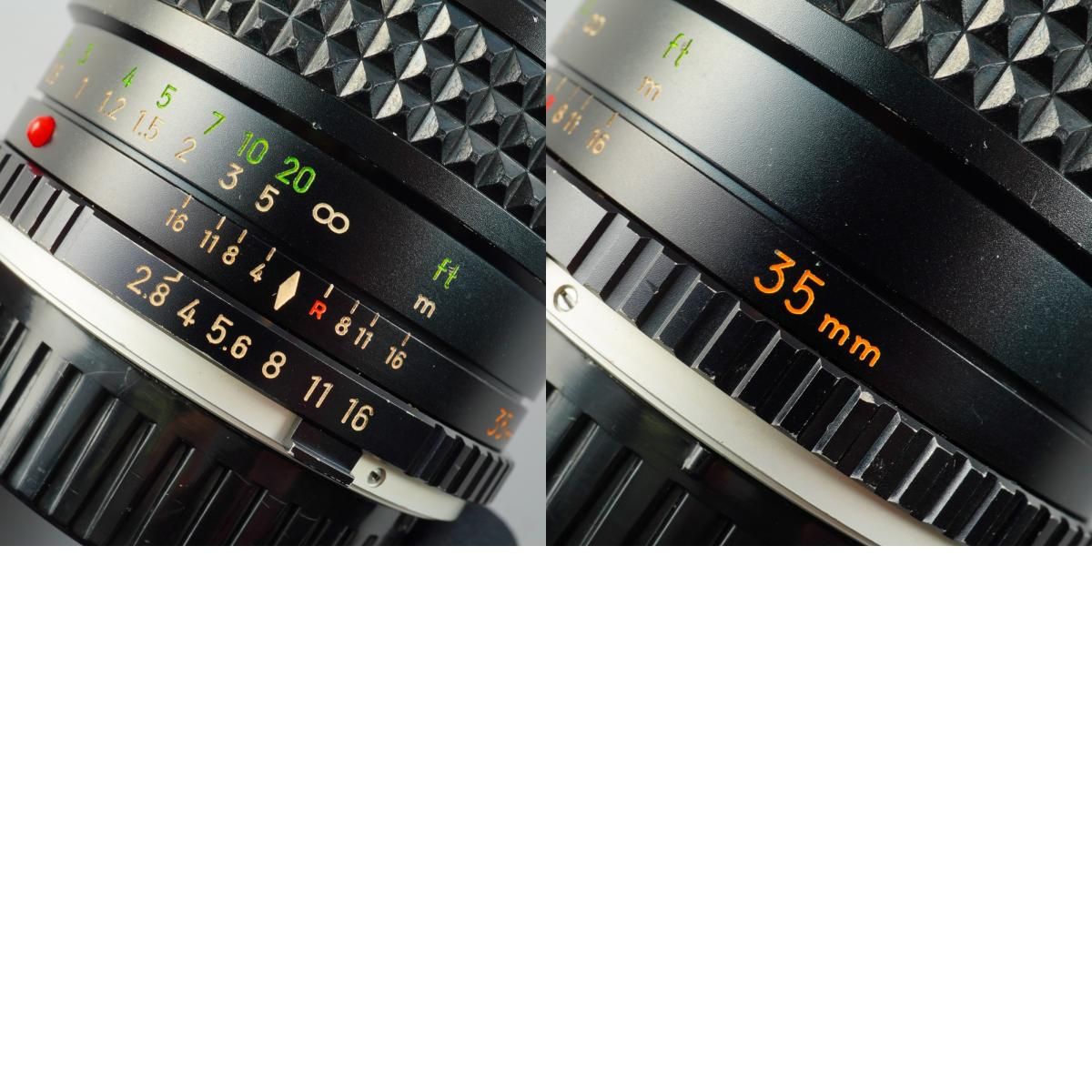 MINOLTA ミノルタ MC W.ROKKOR-HG 35mm F/2.8 単焦点レンズ - メルカリ