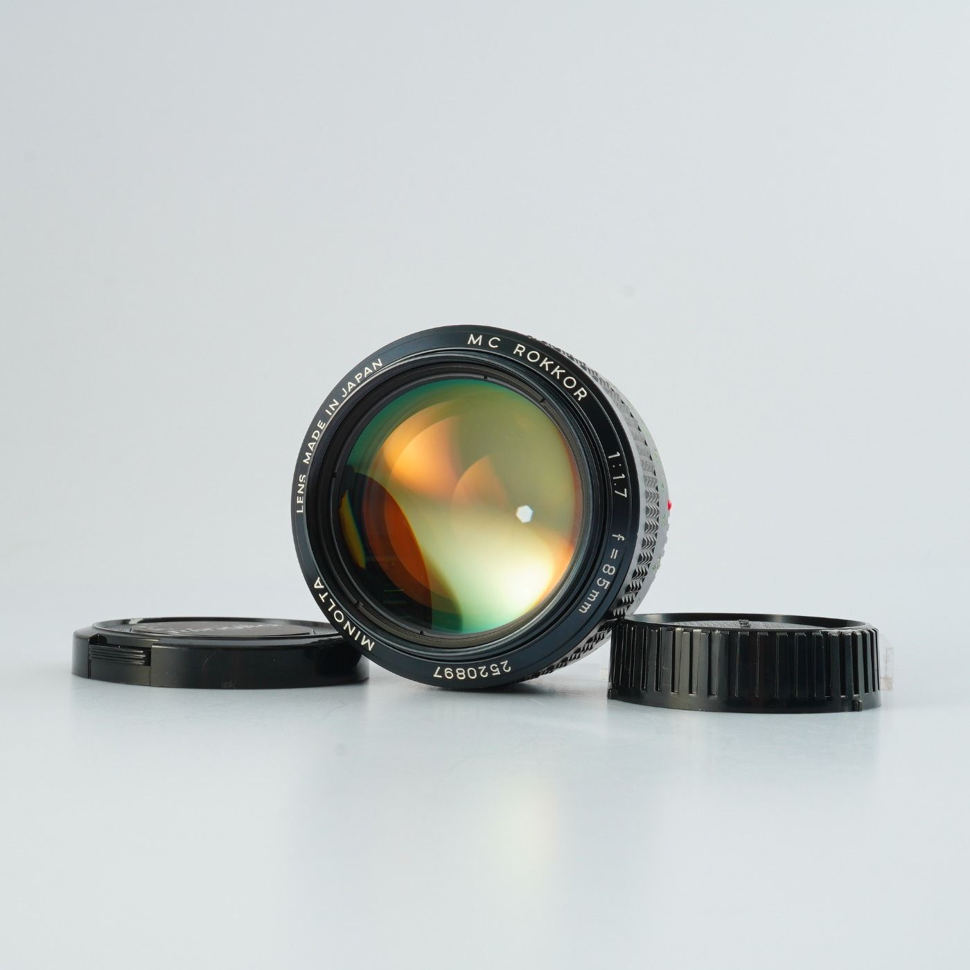 MINOLTA ミノルタ MC ROKKOR 85mm F/1.7 単焦点レンズ - メルカリ