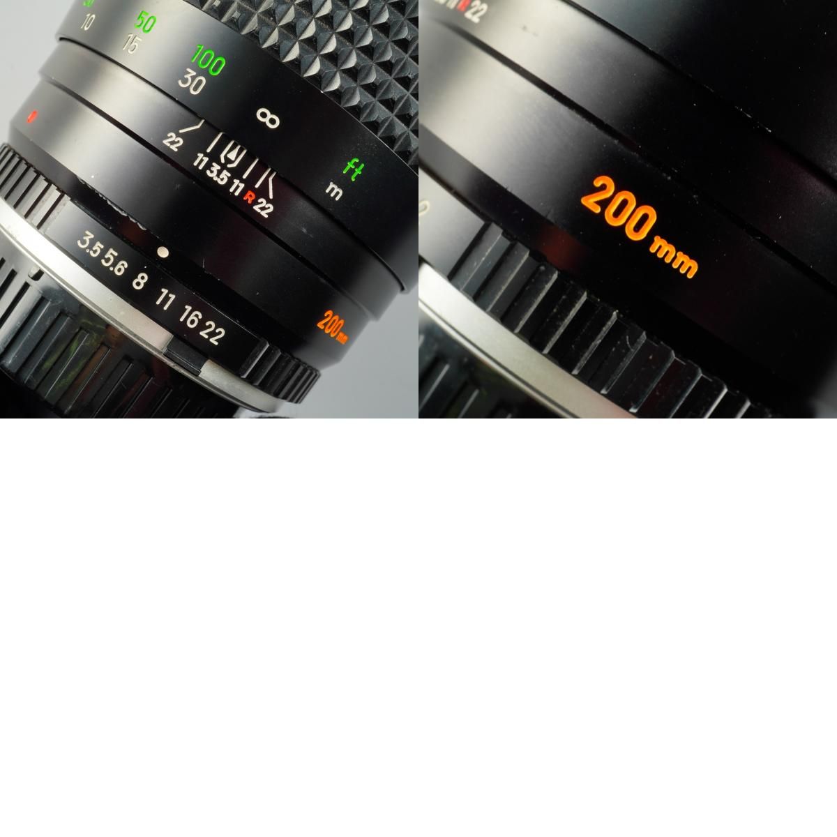 MINOLTA ミノルタ MC Tele Rokkor-QF 200mm F/3.5 単焦点レンズ - メルカリ