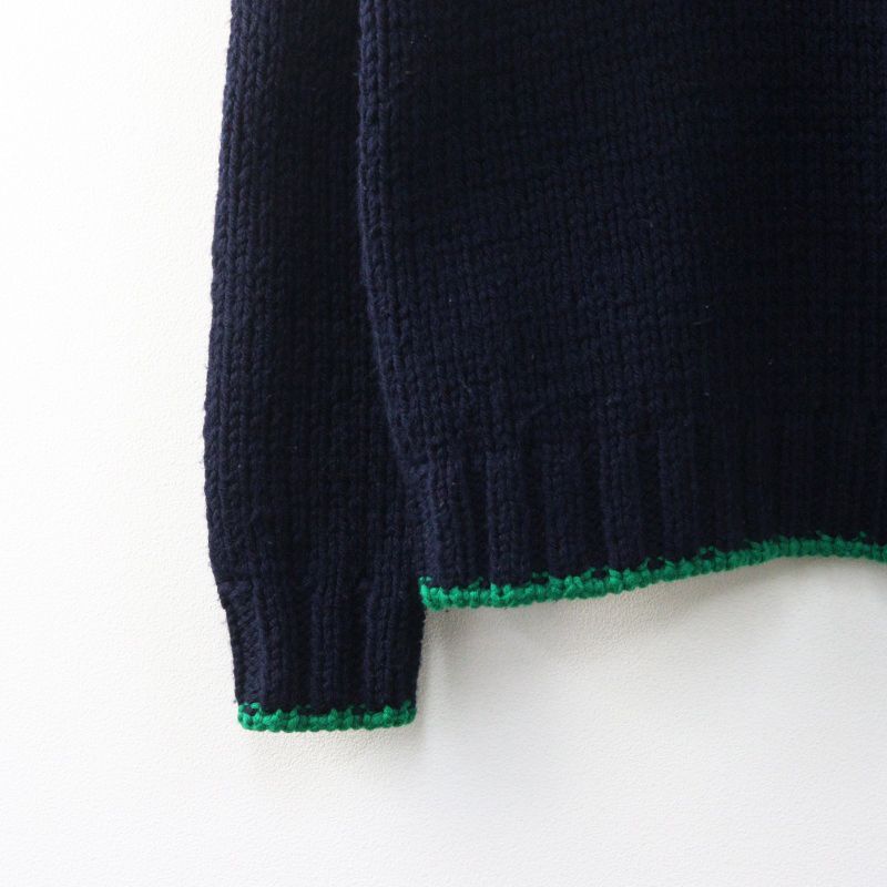 セリーヌ CELINE by Phoebe Philo バイカラー チャンキーニット プル