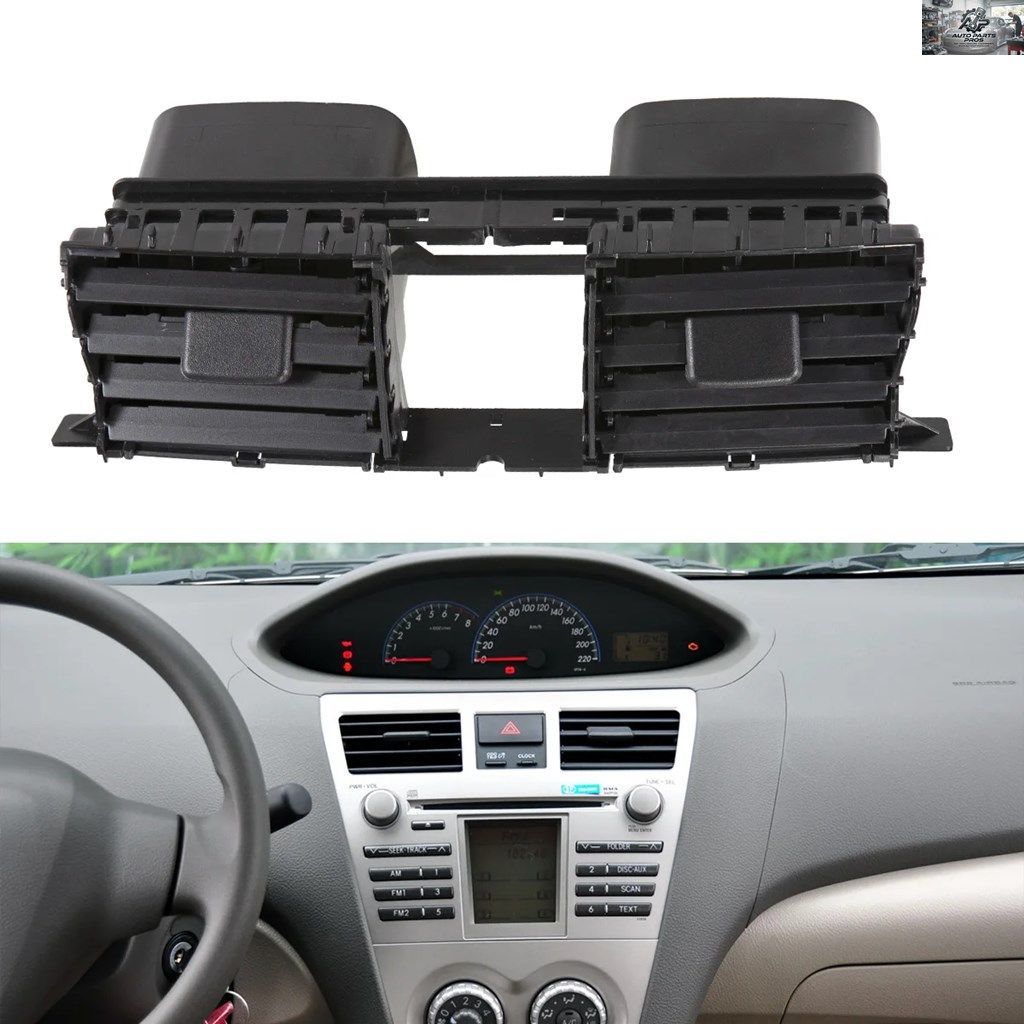 車のダッシュボード エアコン吹き出し口パネル ACグリル トヨタ ソルーナ ヤリス ヴィオス NCP93 2007 - 12 カスタムパーツ