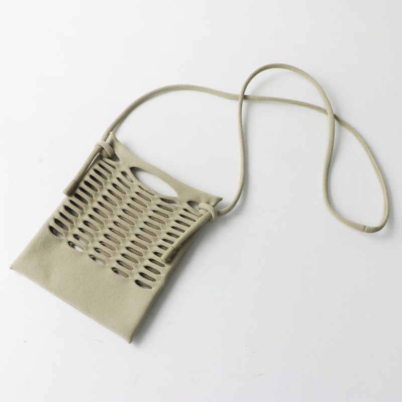 美品 GOOD GOODS ISSEY MIYAKE イッセイミヤケ MOCCO モッコ ミニショルダーバッグ ベージュ┃クロスボディ【2400015005386】
