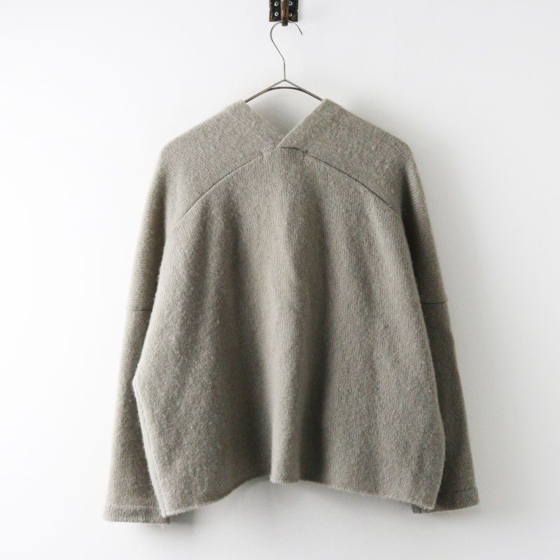 エヴァムエヴァ evam eva Wool cashmere cardigan ウールカシミヤ前