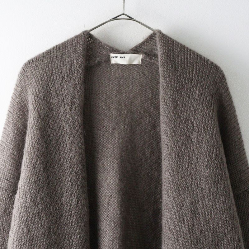 美品 エヴァムエヴァ evam eva mohair silk robe モヘヤシルクローブ