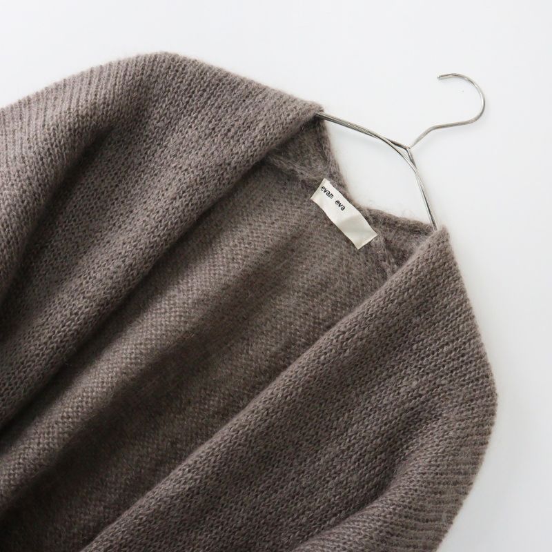 美品 エヴァムエヴァ evam eva mohair silk robe モヘヤシルクローブ