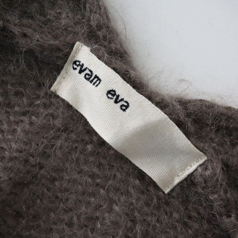 美品 エヴァムエヴァ evam eva mohair silk robe モヘヤシルクローブ