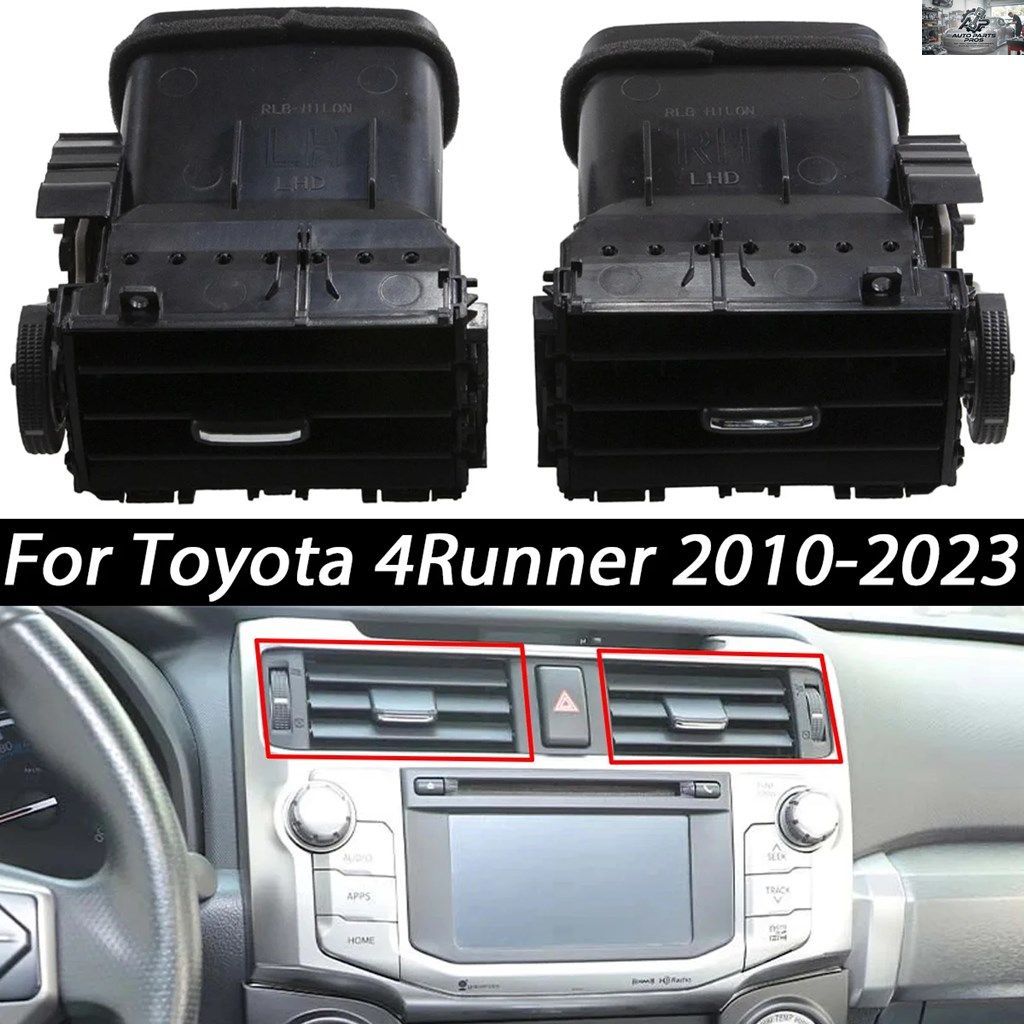 トヨタ 4ランナー 2010-2023 用 ダッシュボード中央エアコン吹き出し口（運転席側） 1ペア 55670-35041 55680-35011 カスタムパーツ