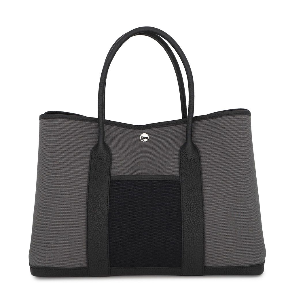 エルメス トートバッグ ガーデンパーティPM アルドワーズ/ブラック/シルバー金具 ネゴンダ/トワルミリタリー K刻印 黒 320,400円