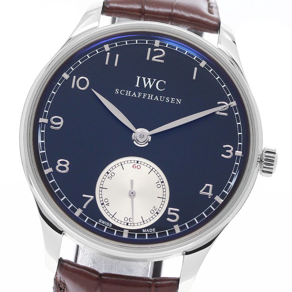 IWC SCHAFFHAUSEN IW545404 ポルトギーゼ スモールセコンド 手巻き メンズ 良品 _628206