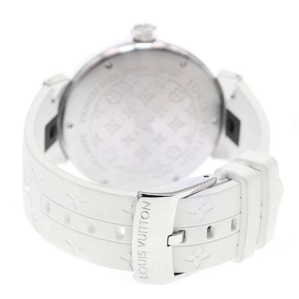 ルイ・ヴィトン LOUIS VUITTON Q113M タンブール GMT デイト 自動巻き