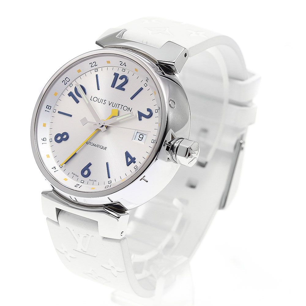 ルイ・ヴィトン LOUIS VUITTON Q113M タンブール GMT デイト 自動巻き