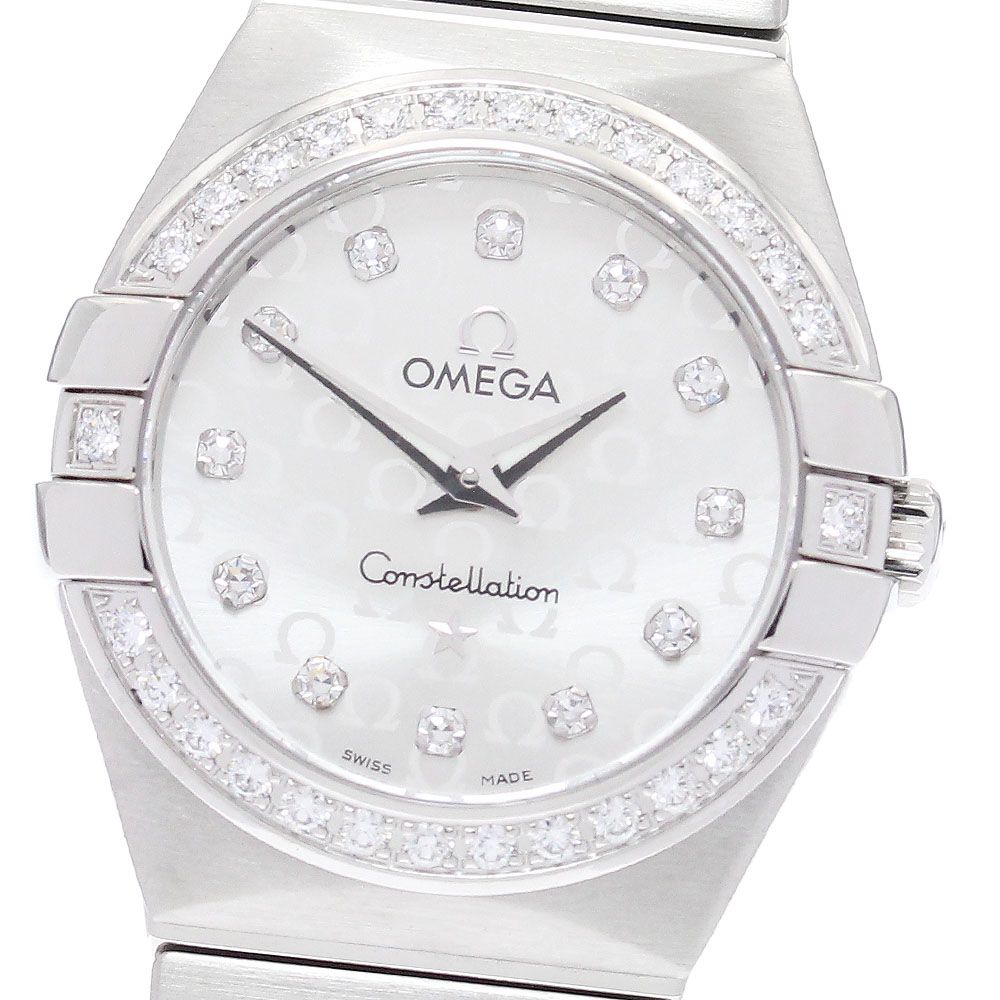 オメガ OMEGA 123.15.24.60.52.001 コンステレーション ダイヤベゼル 12P クォーツ レディース 良品 _966441 174,450円
