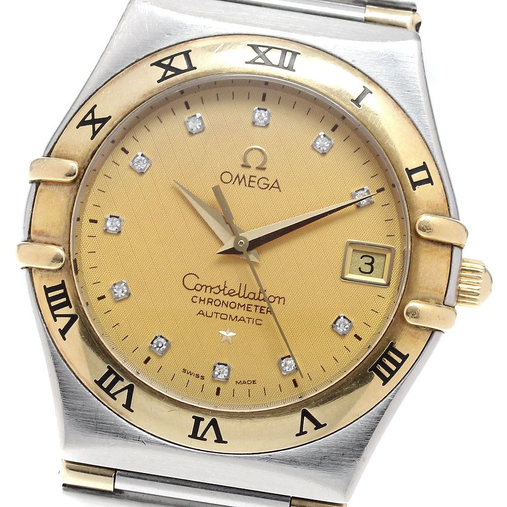 IWC SCHAFFHAUSEN IW458101 ポートフィノ 12Pダイヤ デイト 自動巻き