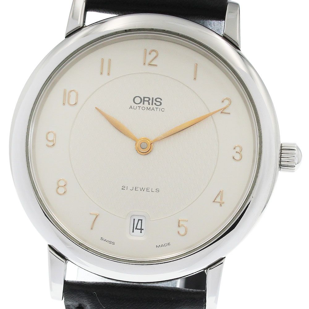 オリス ORIS 7468 クラシック デイト 自動巻き メンズ _959173
