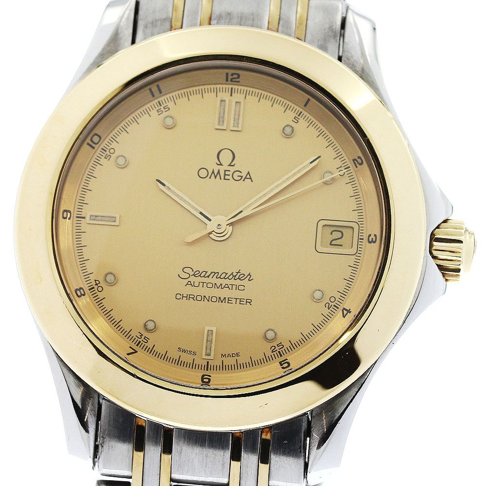 オメガ OMEGA 2301.10 シーマスター 120 デイト 自動巻き メンズ _965387